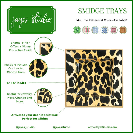 Leopard Spots Enameled Smidge Tray- Available 4/17