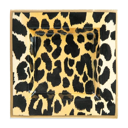 Leopard Spots Enameled Smidge Tray- Available 4/17