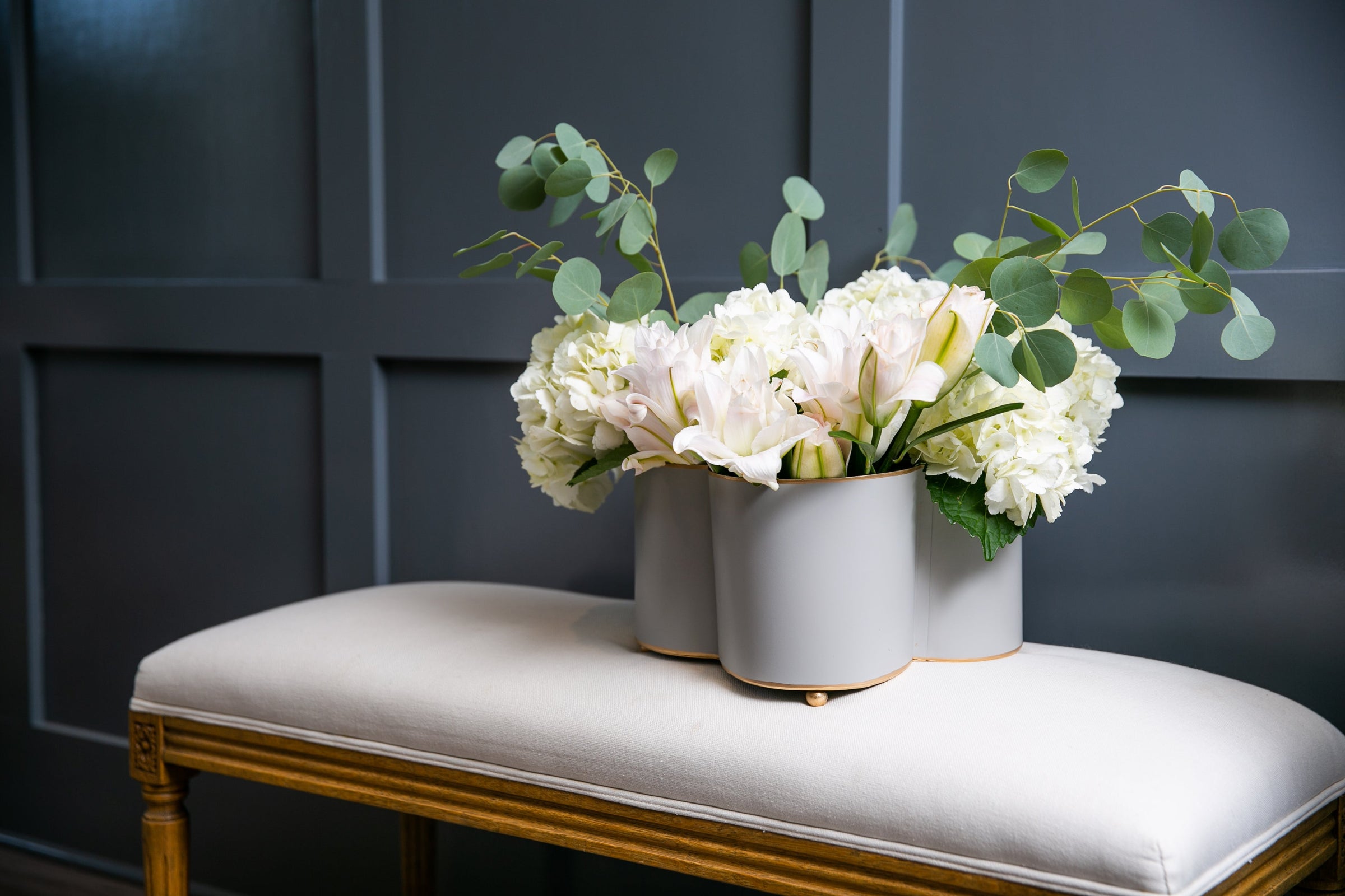 Quatrefoil Cachepots and Planters