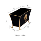 Regency Fluted Rectangle Paws & Claws Cachepot