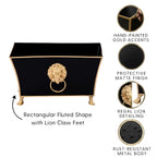 Regency Fluted Rectangle Paws & Claws Cachepot
