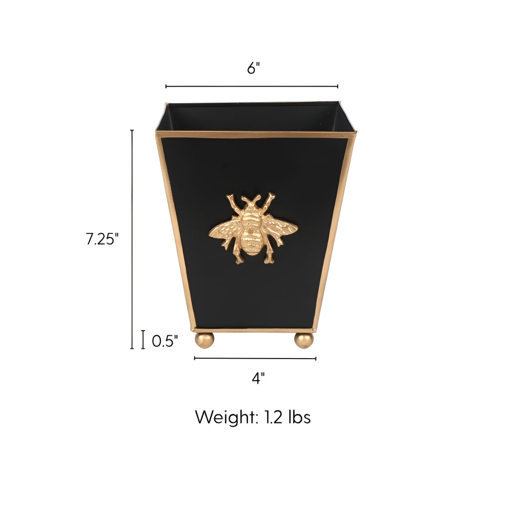 Regency Bee Square Cachepot Planter
