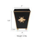 Regency Bee Square Cachepot Planter