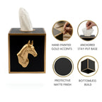 Regency Horse Head Tissue Box Cover