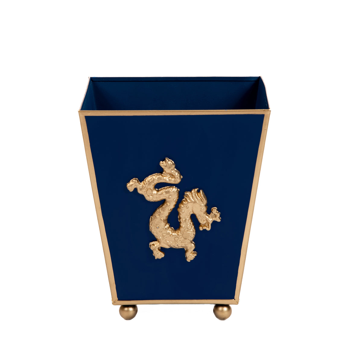 Regency Dragon Square Cachepot Planter 6 - Indigo Blue - Avail 2/14