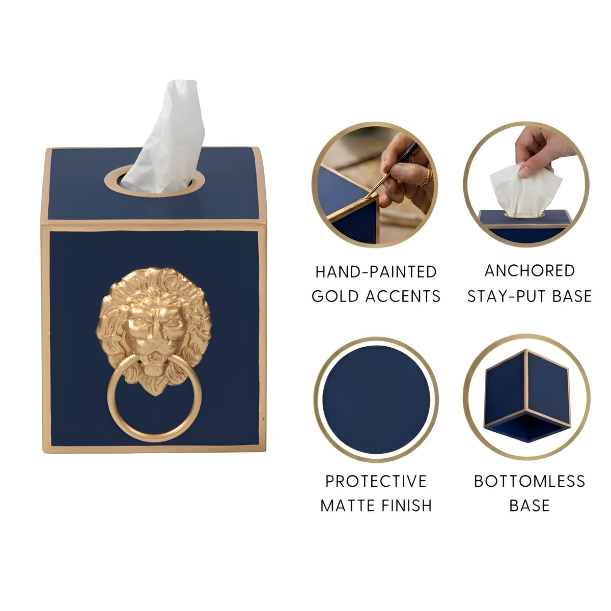 Regency Paws & Claws Tissue Box Cover