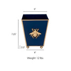 Regency Bee Square Cachepot Planter