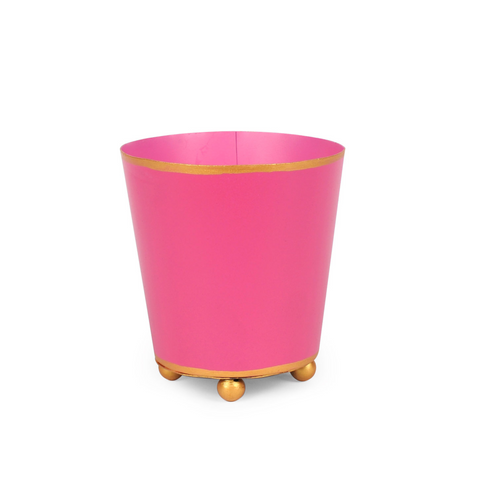 Mattie Round Cachepot Planter Pink