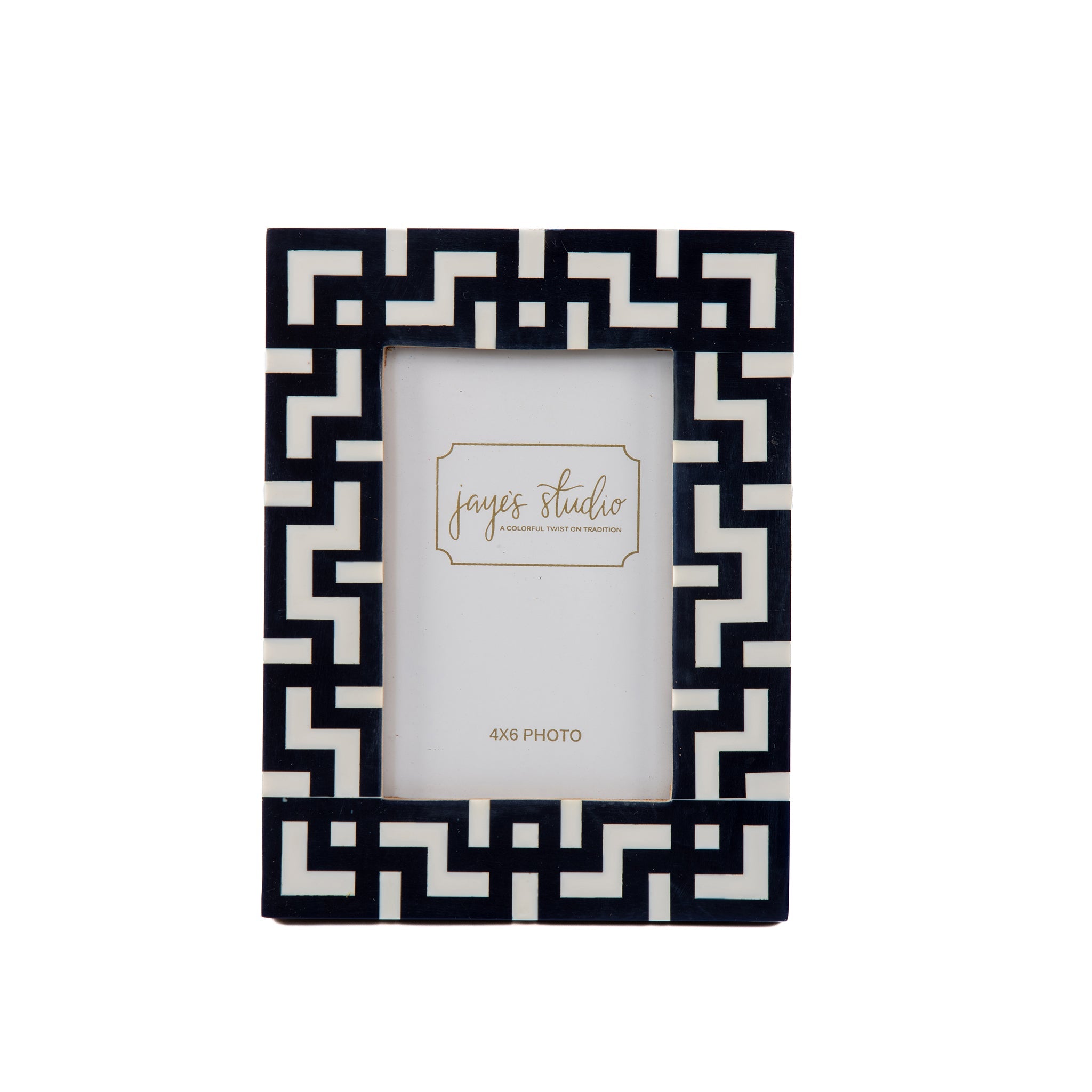 Greek Key Design Key Frame - Black - Avail 09/21