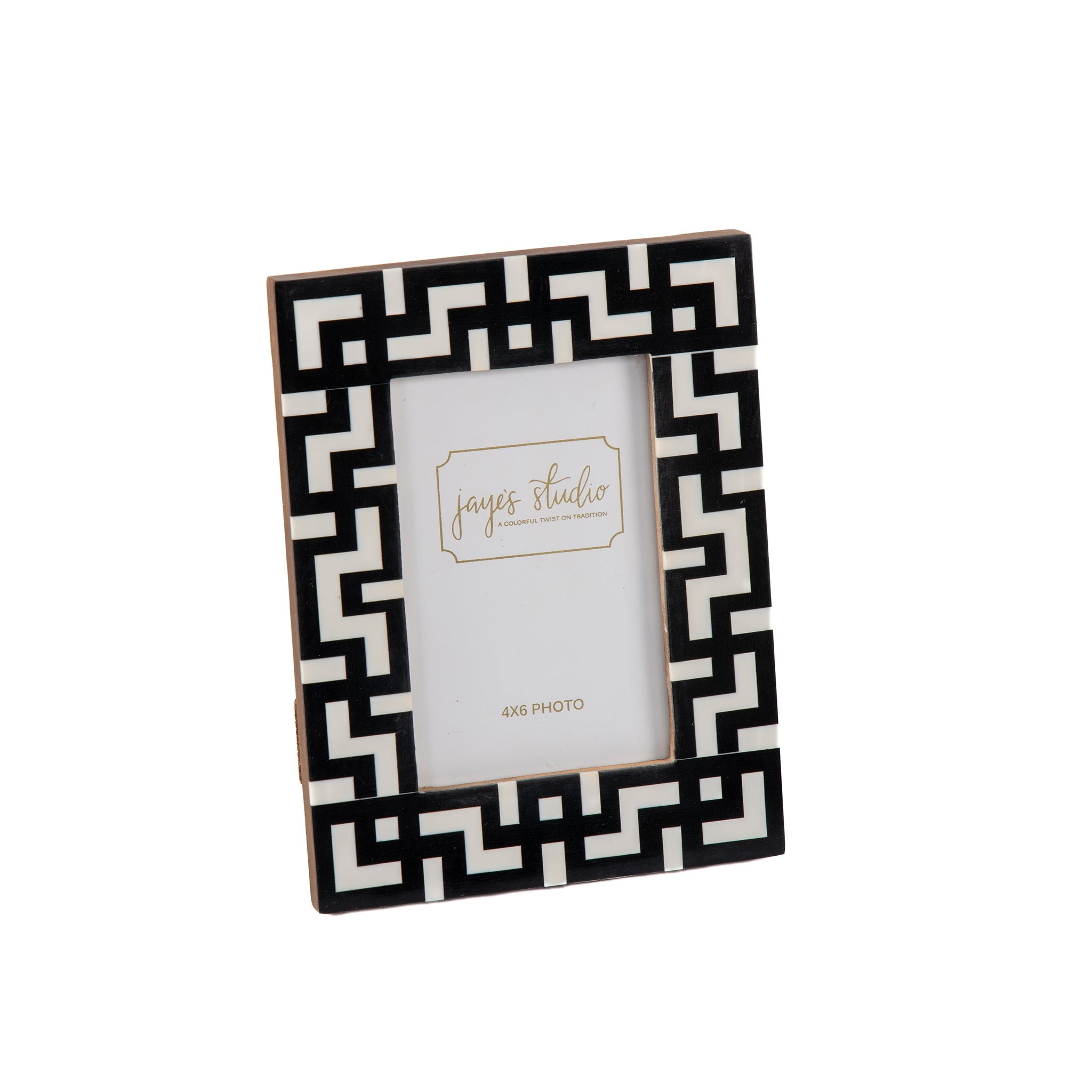 Greek Key Design Key Frame - Black - Avail 09/21