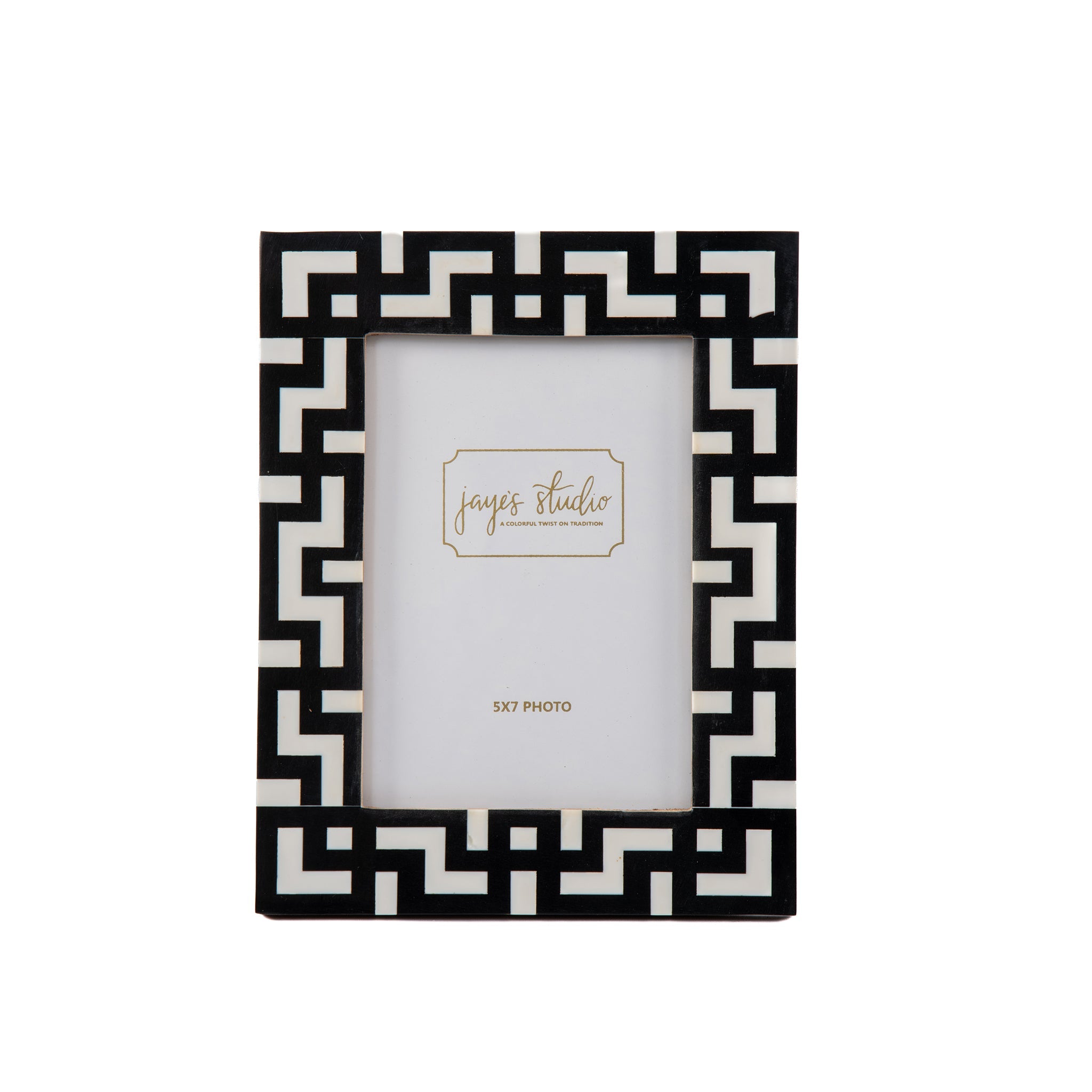 Greek Key Design Key Frame - Black - Avail 09/21