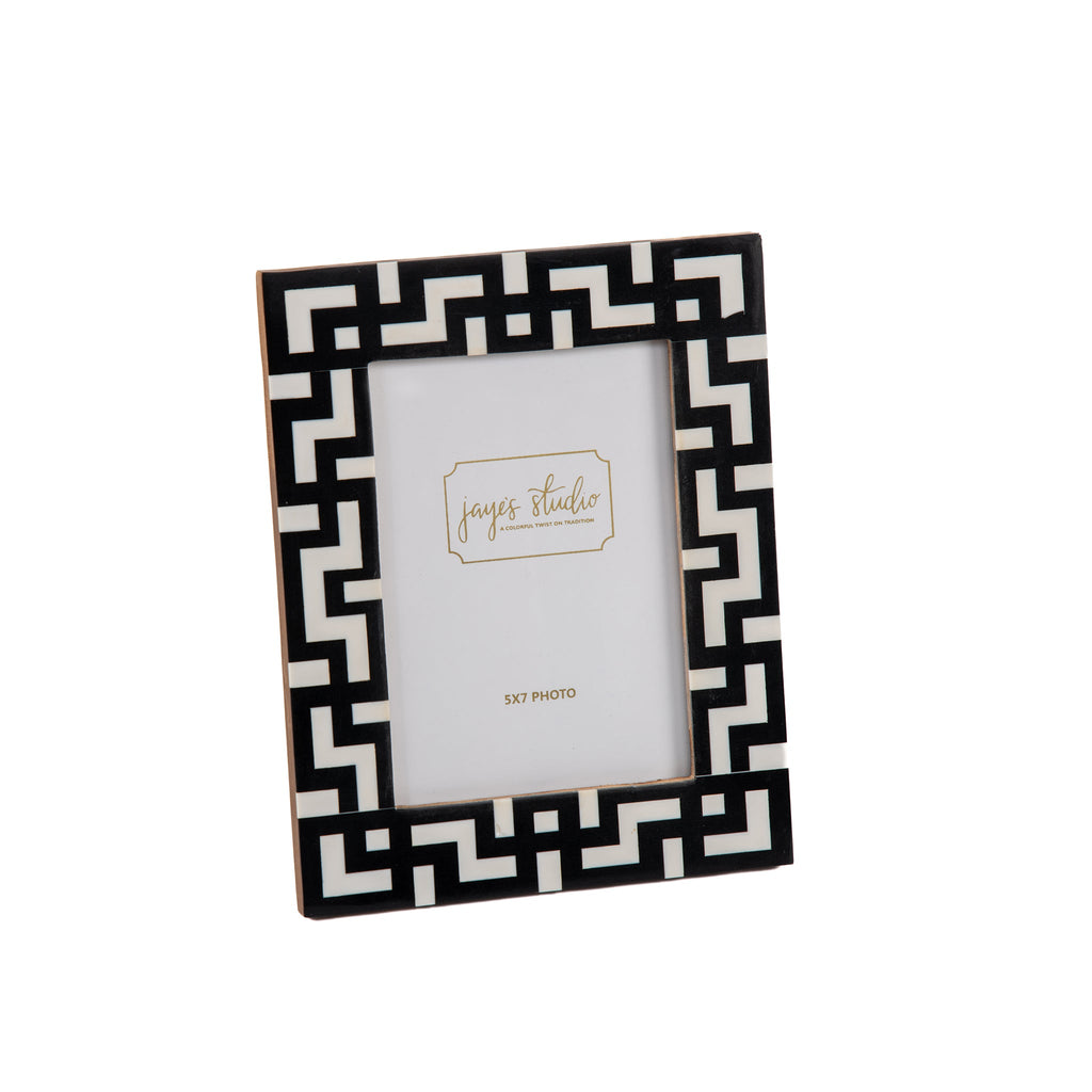 Greek Key Design Key Frame - Black - Avail 09/21