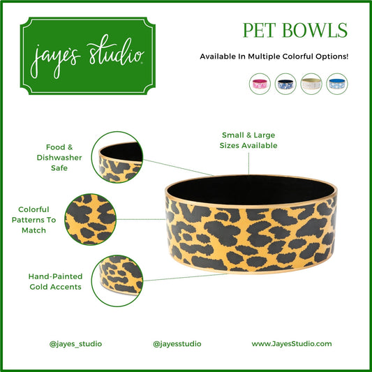 Leopard Spots Pet Bowl