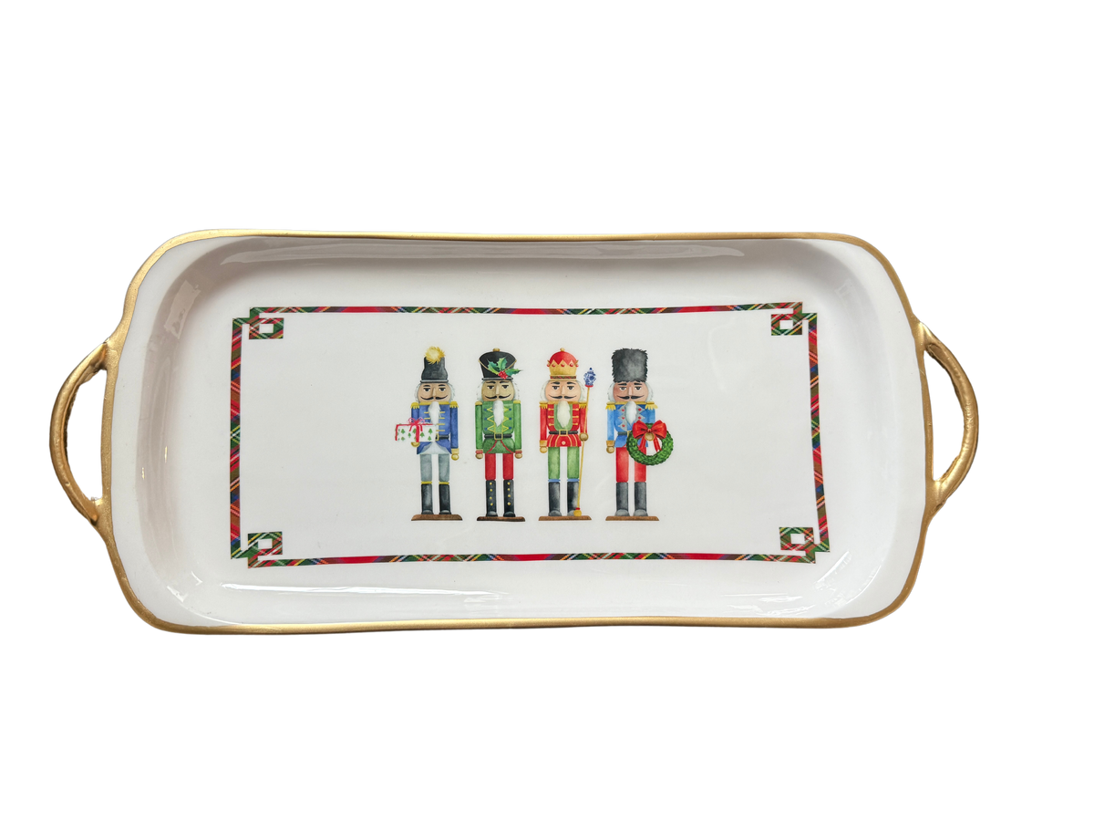 WH Nutcracker Enameled Sasha Tray - Multi-Color