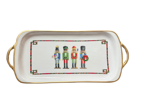 WH Nutcracker Enameled Sasha Tray - Multi-Color