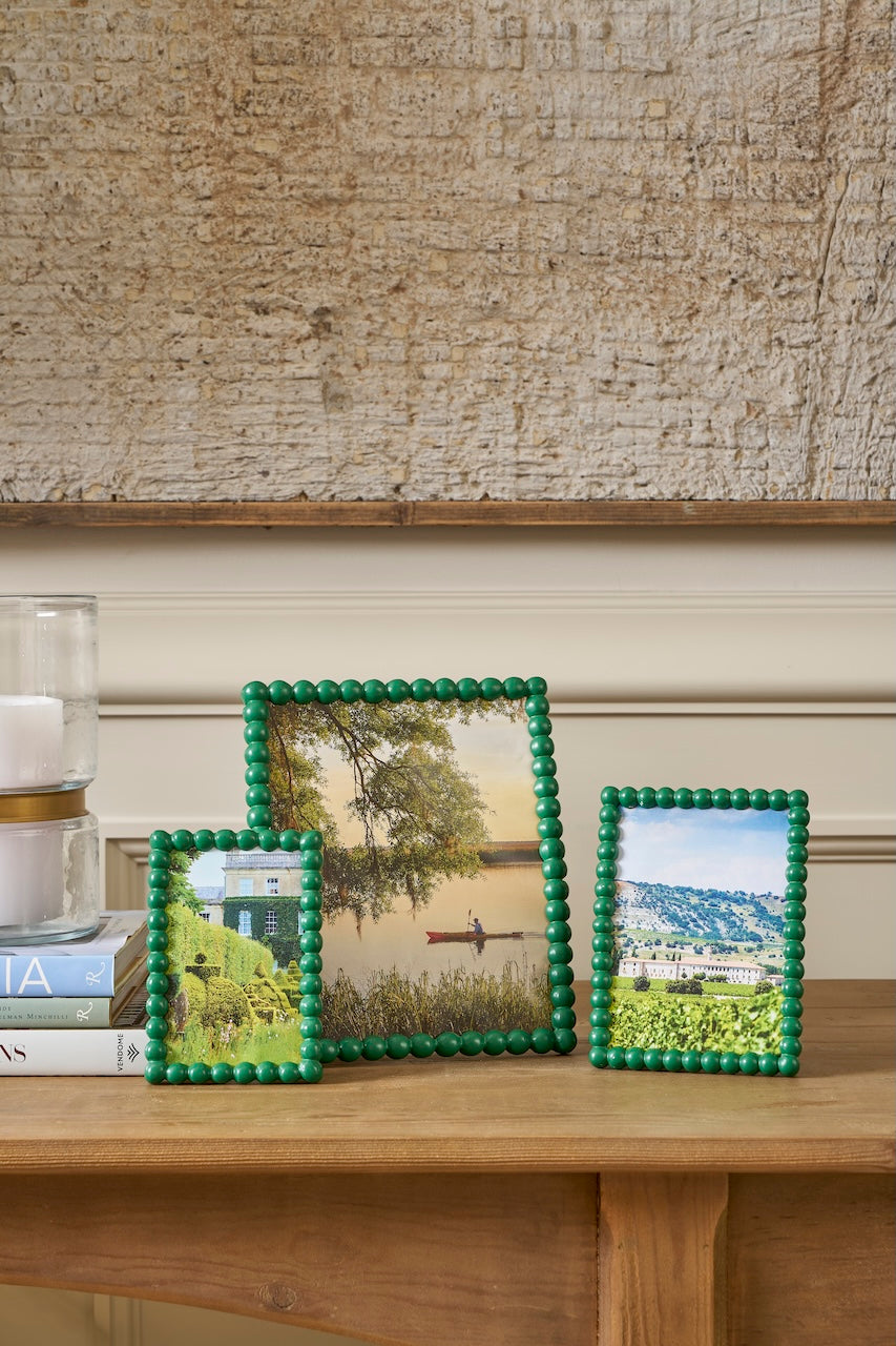 Gracie Pearl Photo Frame - Emerald Green - Avail 08/17