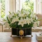 Paws & Claws Quatrefoil Cachepot Planter