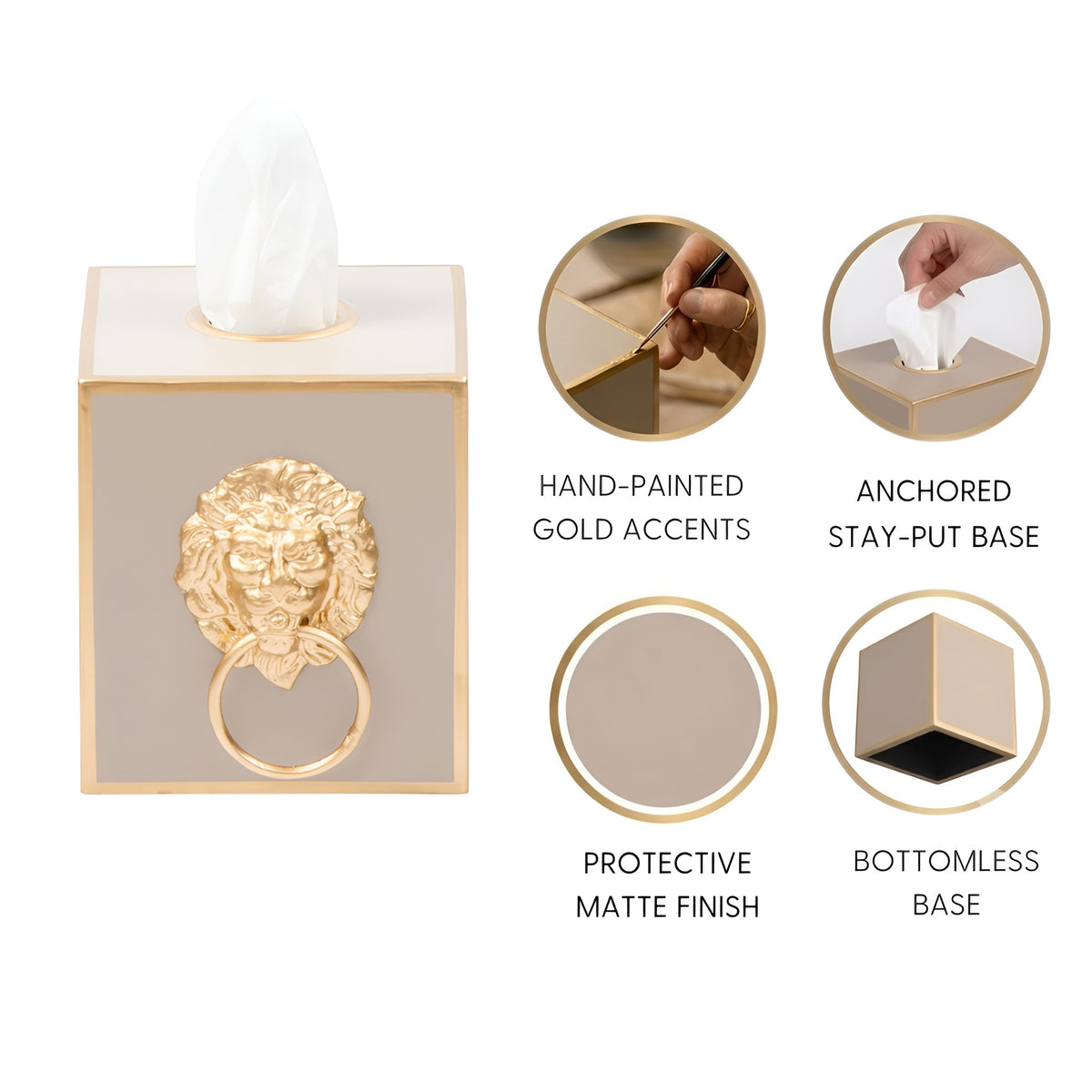 Paws & Claws Tissue Box Cover
