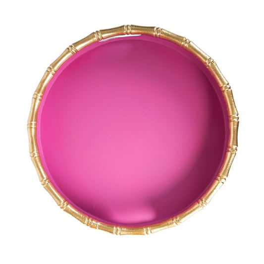 AS-IS - Color Block Round Chang Mai Tray 14 - Seconds FINAL SALE