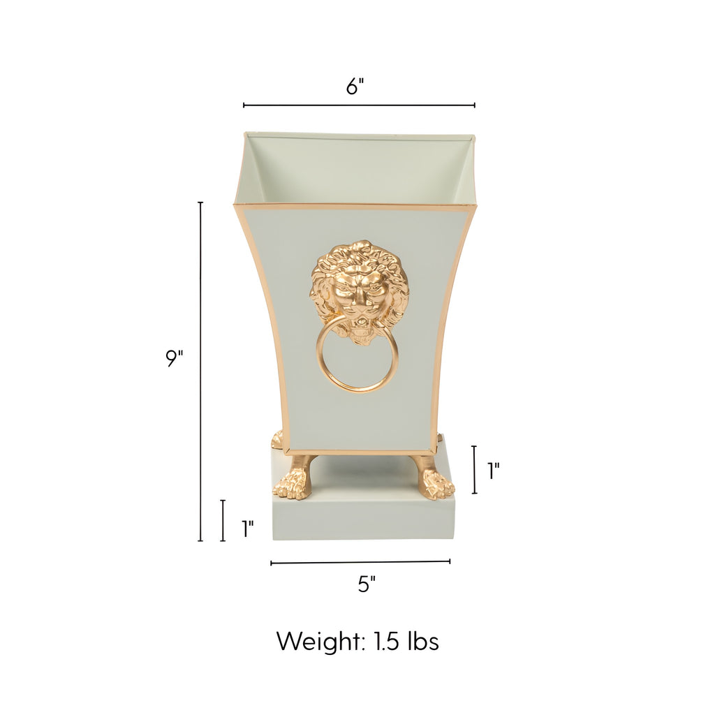 Paws & Claws Fluted Square Cachepot Planter
