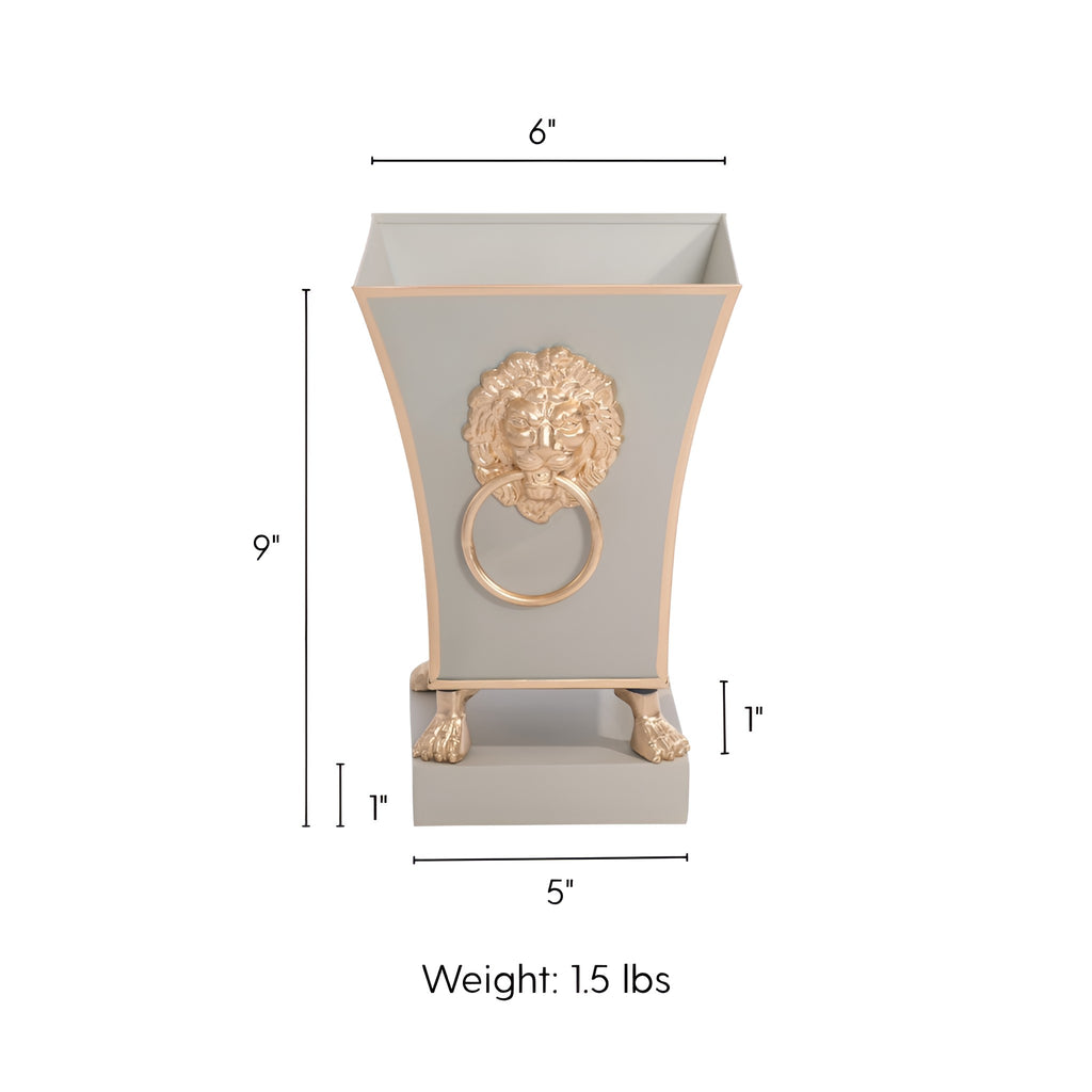 Paws & Claws Fluted Square Cachepot Planter