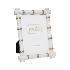 Chloe White Rectangular Metal Photo Frame, Picture Frame for Home, Bedroom, Home Office