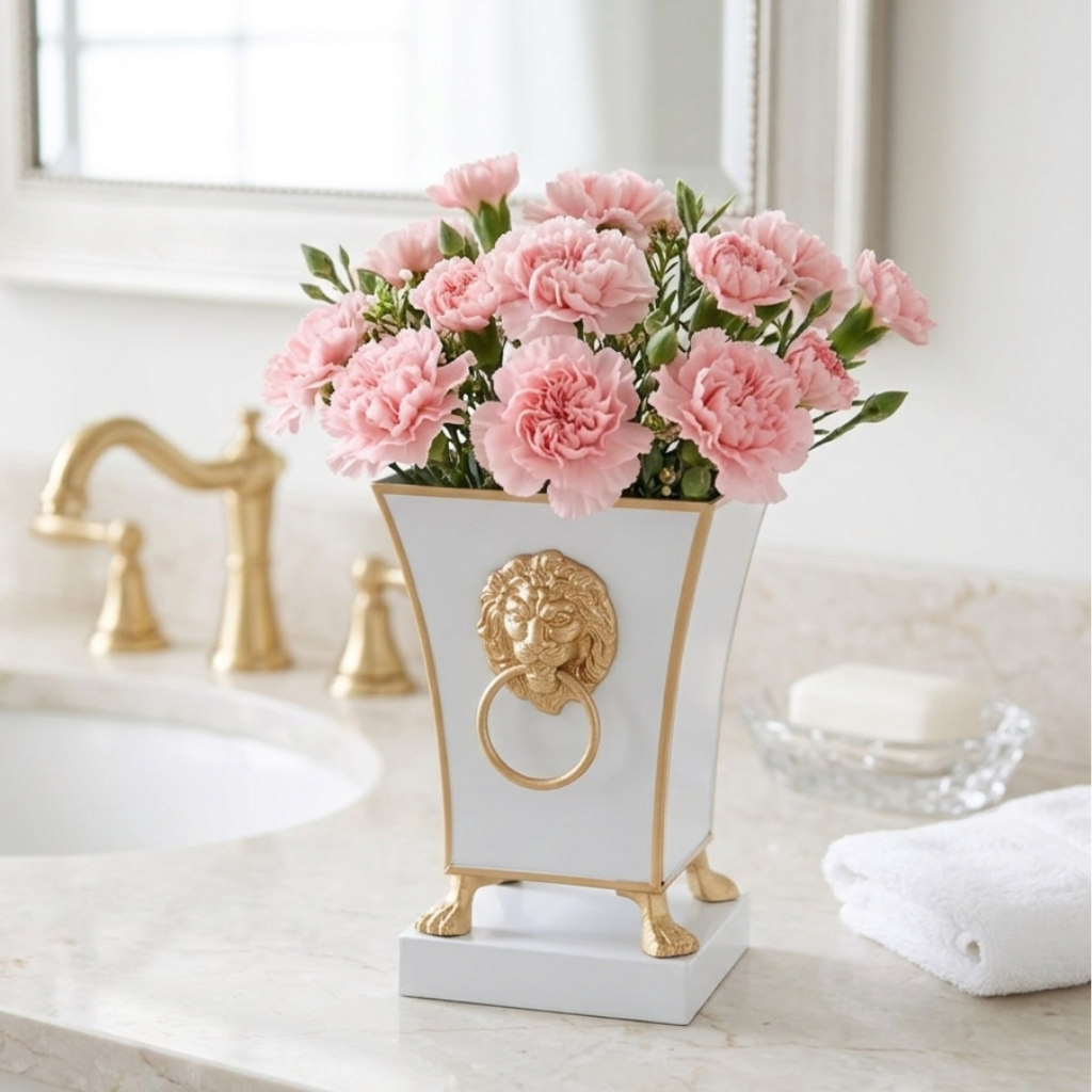 Paws & Claws Fluted Square Cachepot Planter
