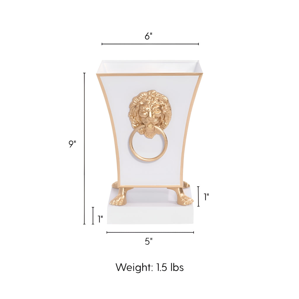 Paws & Claws Fluted Square Cachepot Planter