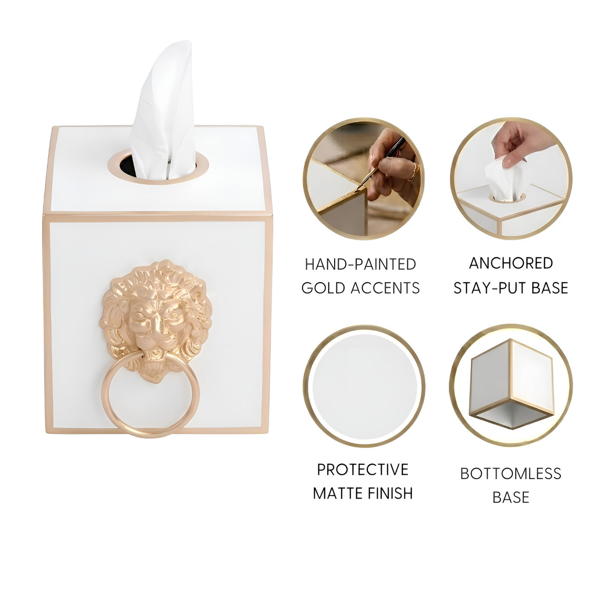Paws & Claws Tissue Box Cover