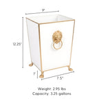 Paws & Claws Square Wastebasket