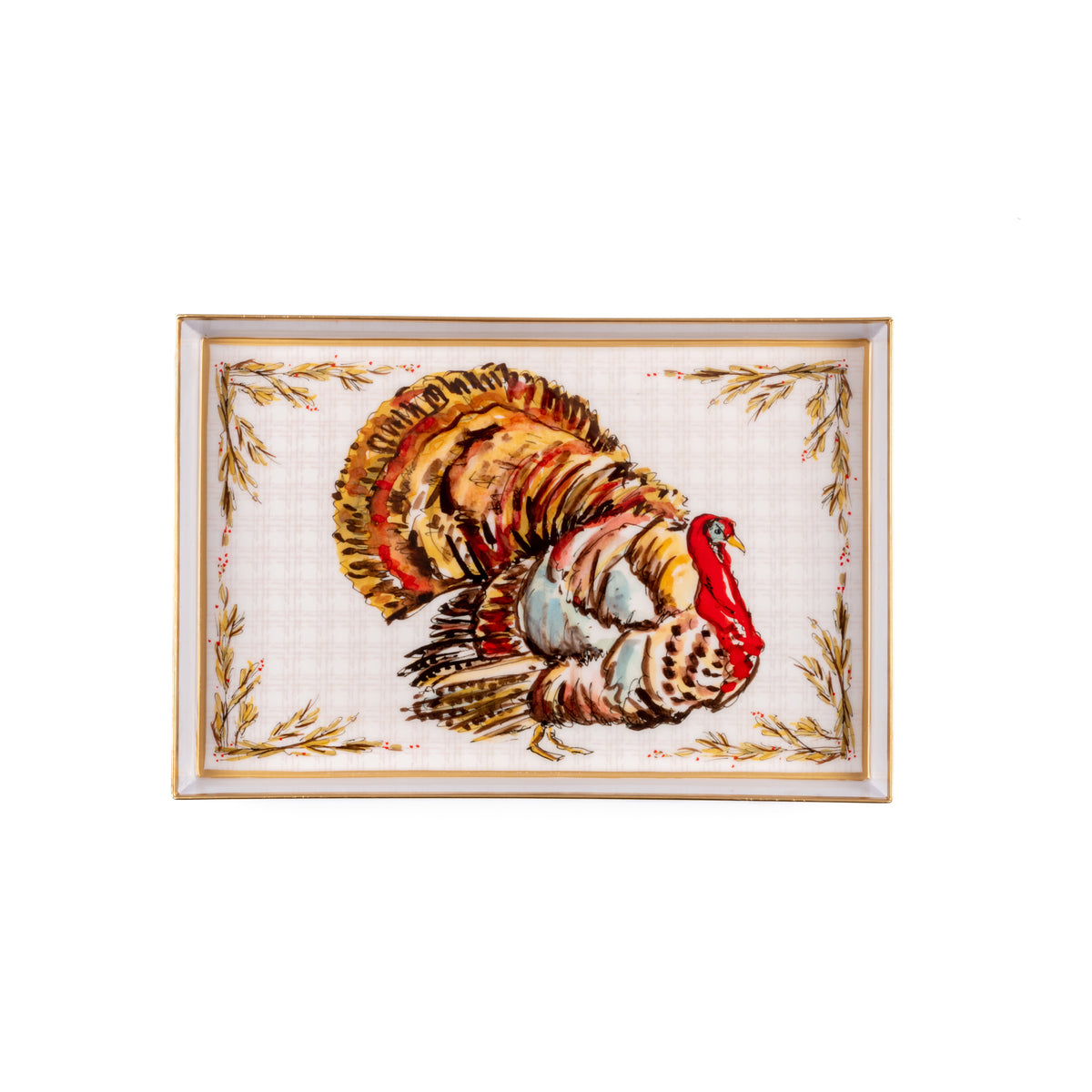 Gobbles Enameled Oliver Tray 8x12