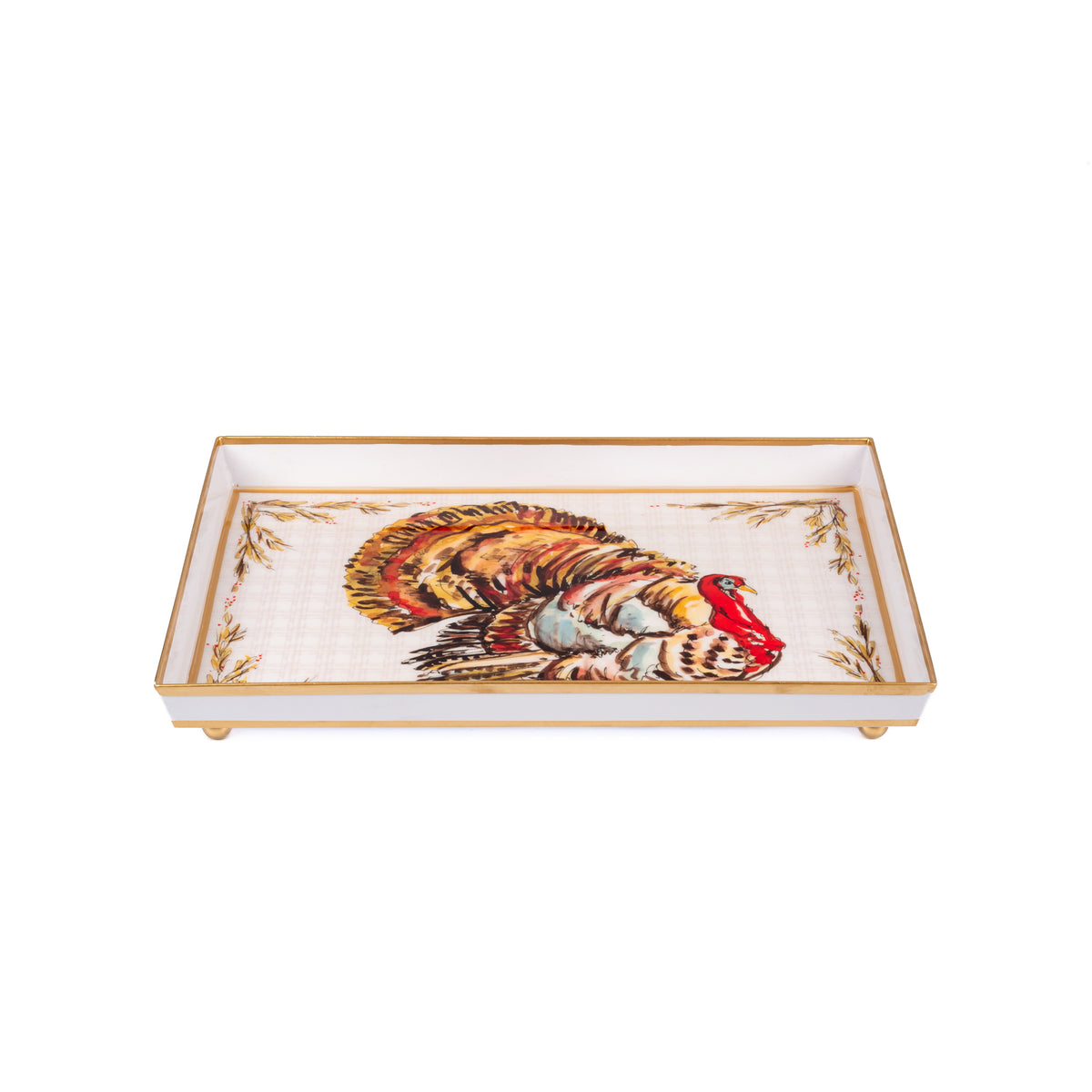 Gobbles Enameled Oliver Tray 8x12 - Avail 11/11