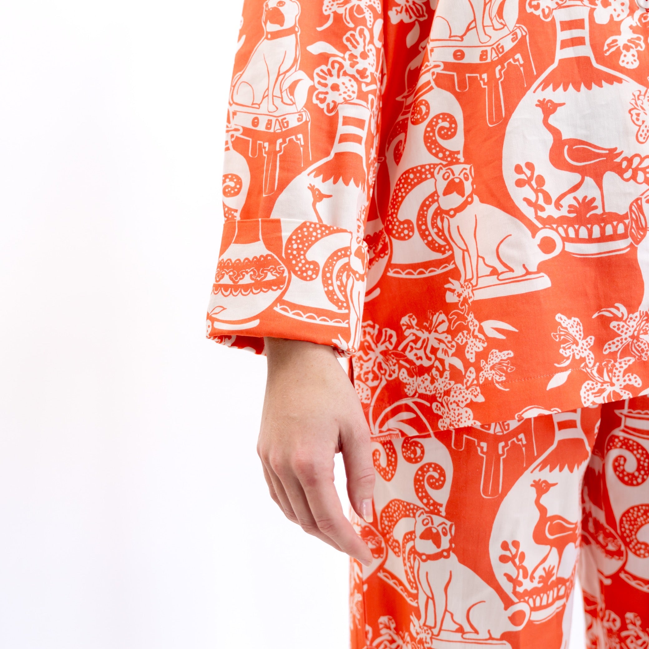 Imperial Treasures Luxe Sateen Full Pajama Set