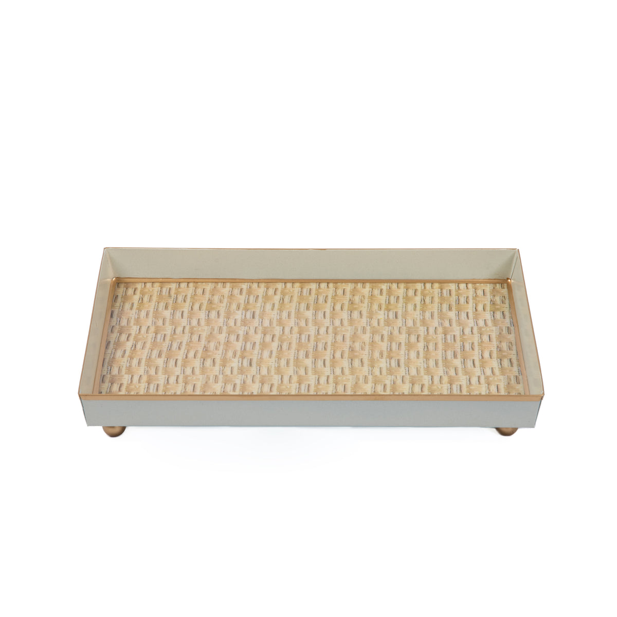 Woven Enameled Oliver Tray 8x12 - Avail 11/11