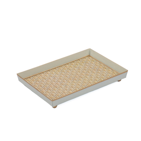 Woven Enameled Oliver Tray 8x12 - Avail 11/11