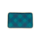 Sussex Plaid Enameled Parlor Tray - Avail 09/21