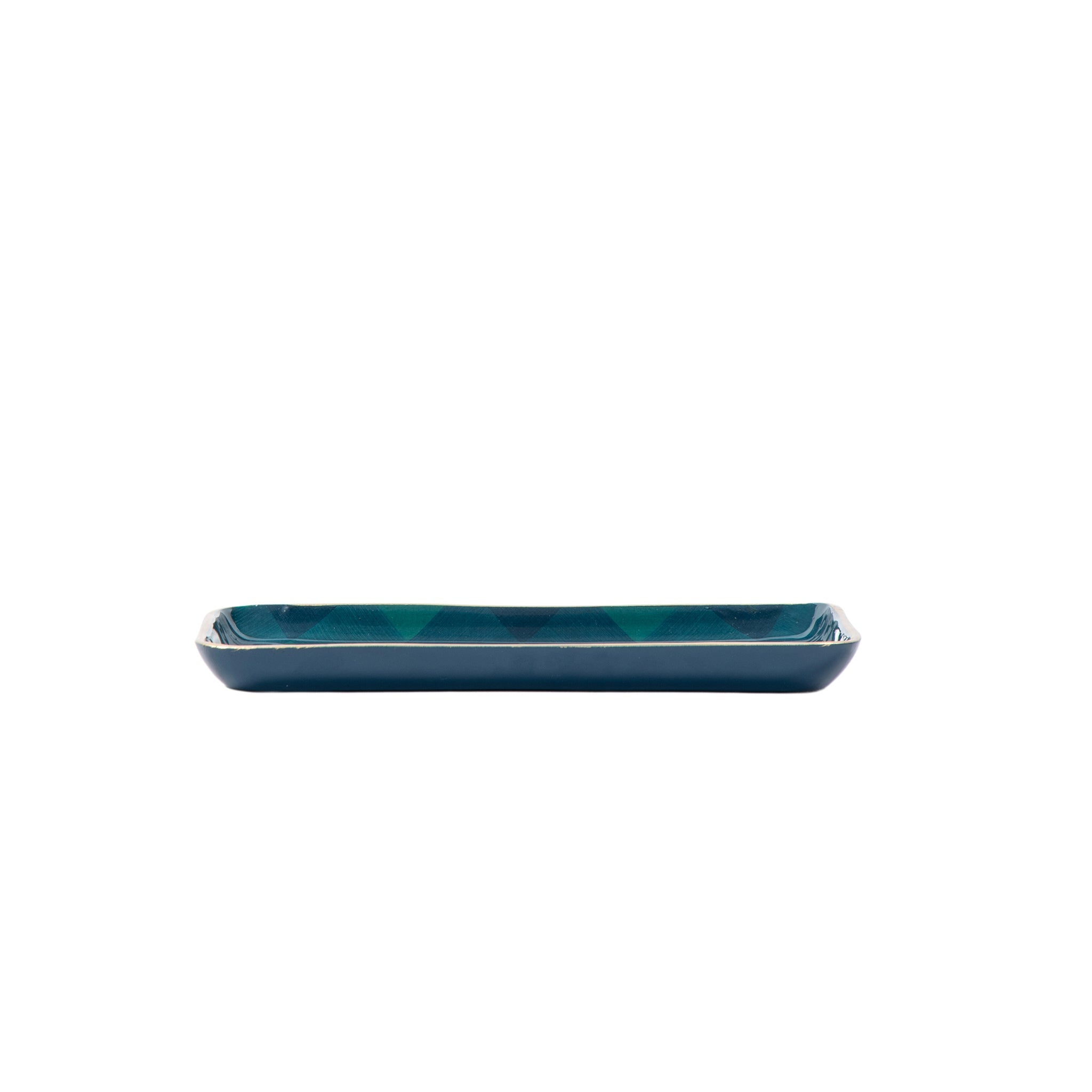 Sussex Plaid Enameled Parlor Tray - Avail 09/21