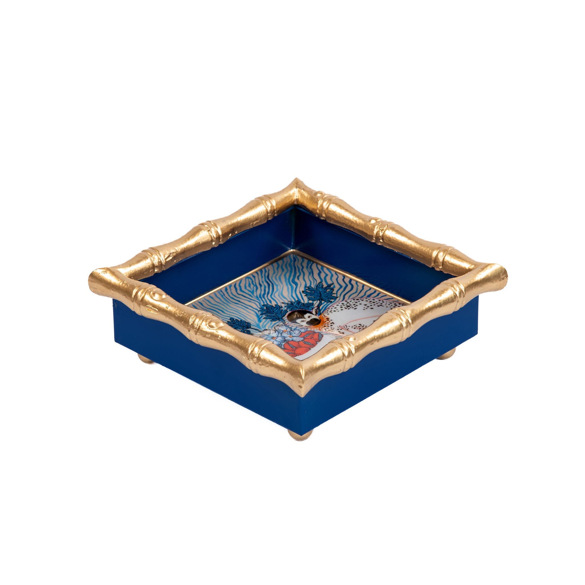 AS-IS - Sour Patch Monkey Enameled Chang Mai Tray 6x6