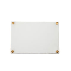 Lottie Pink Enameled Rectangle Vanity Tray for Bathroom, Vanity, Bedroom - Oliver Decorative Tray