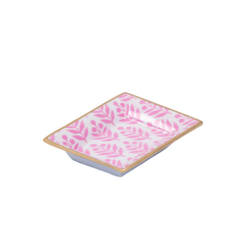 Lottie Enameled Landry Tray - Pink