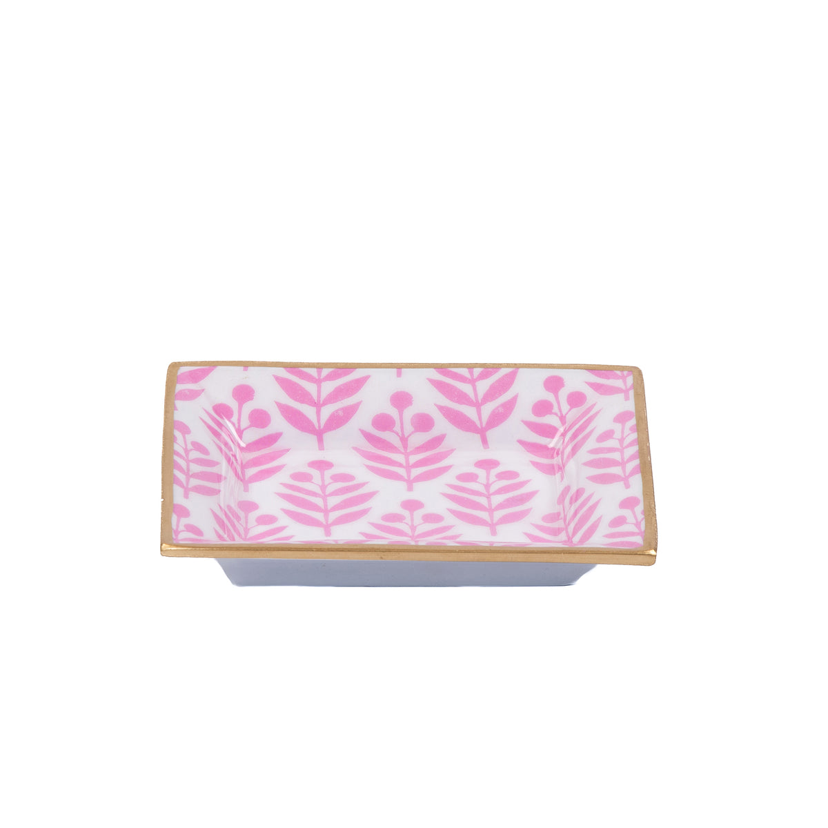 Lottie Enameled Landry Tray - Pink