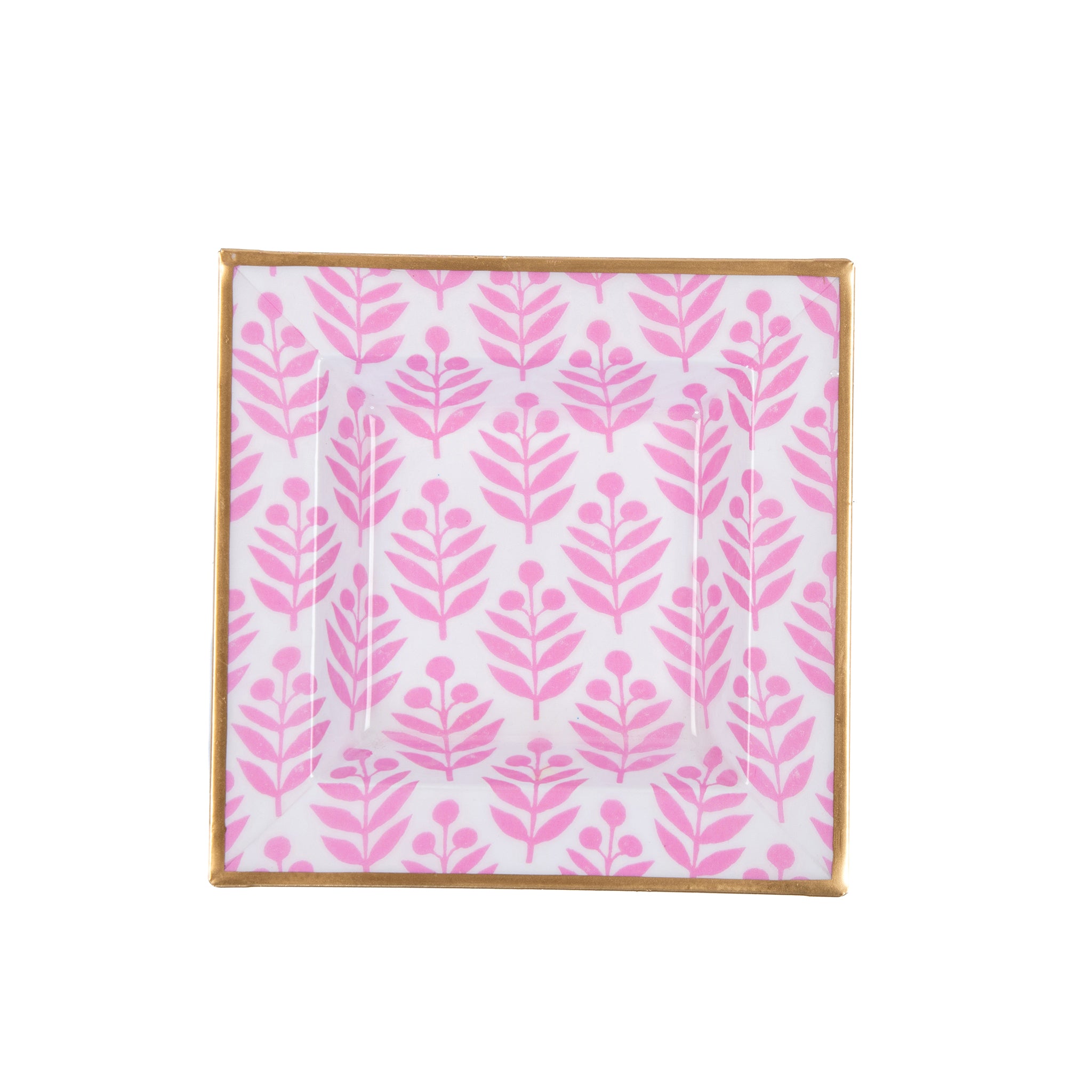 Lottie Enameled Tori Trinket Tray - Pink