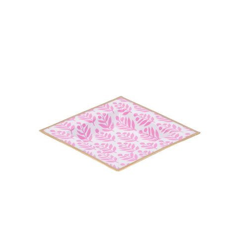 Lottie Enameled Tori Trinket Tray - Pink