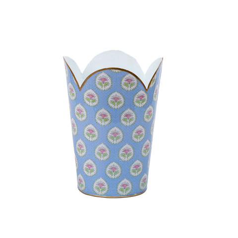 Daphne Enameled Tulip Wastebasket