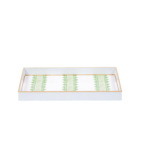 Clarabelle Enameled Rectangular Tray 10x15