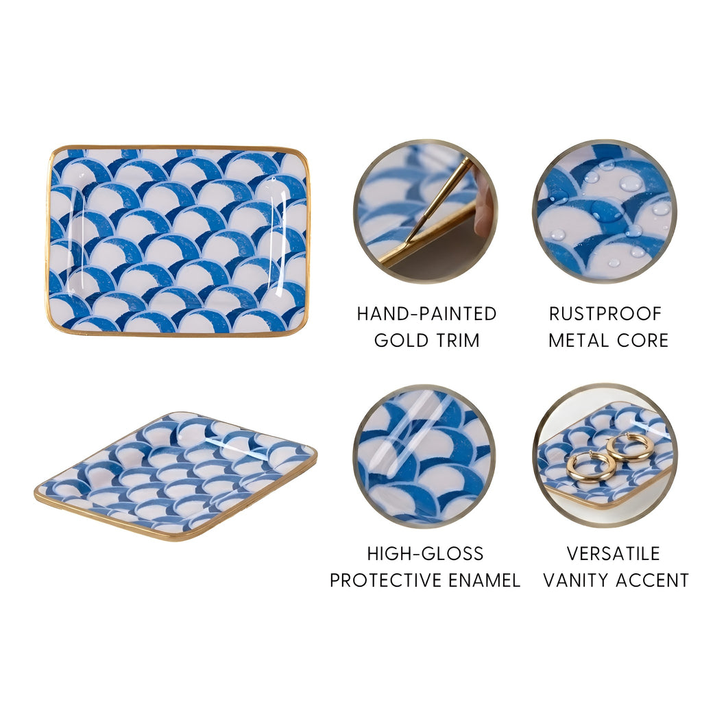 Scales Enameled Laney Soap Dish