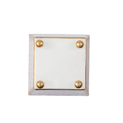 Penny Enameled Square Cachepot Planter - Avail 08/24