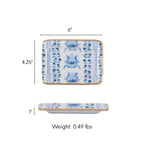 Pomegranate Enameled Laney Soap Dish