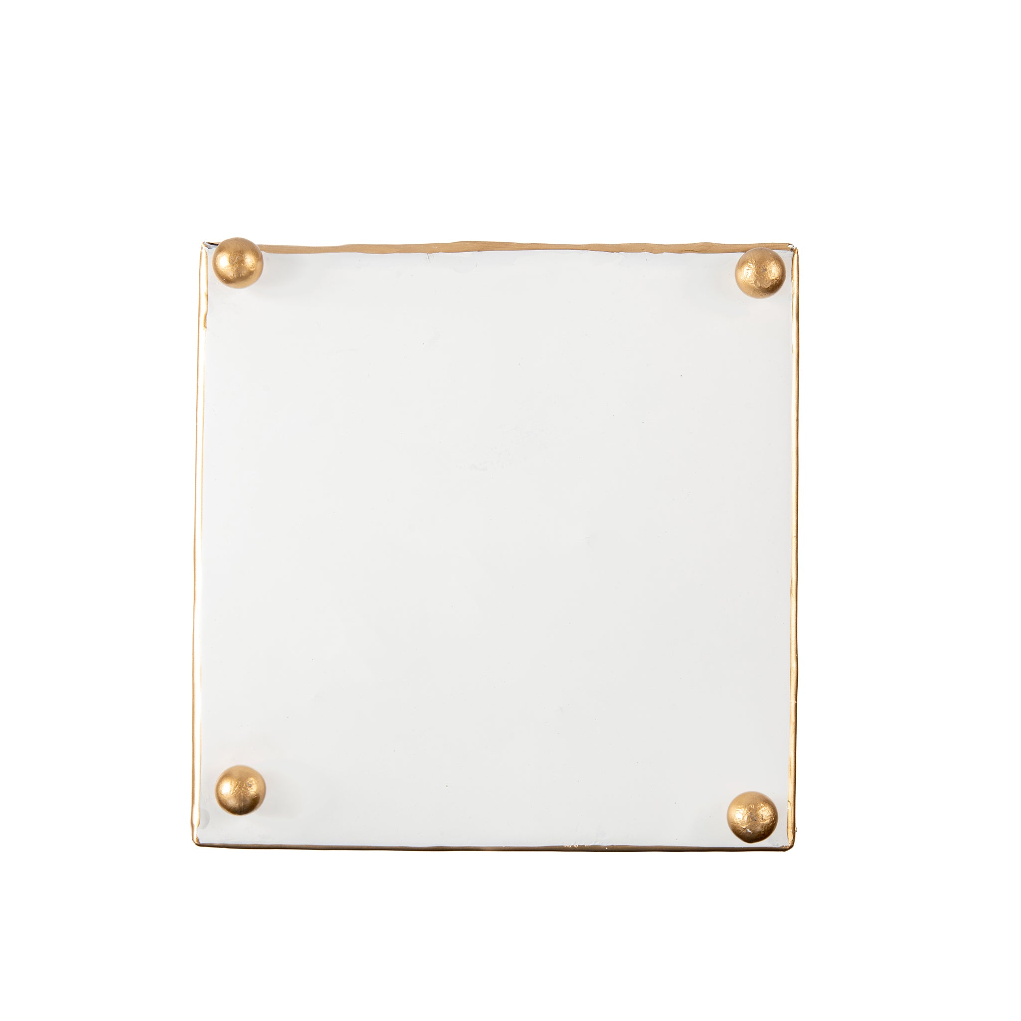 Pomegranate Enameled Square Wastebasket - Avail 08/24