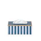 Brush Stripe Enameled Rectangular Tissue Box Cover - Avail 09/21